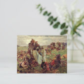 ロシアとタタールの戦い（1916年） ポストカード (スタンド正面)