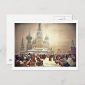 ロシアにおける農奴制の廃止 1914 ポストカード (正面/裏面)