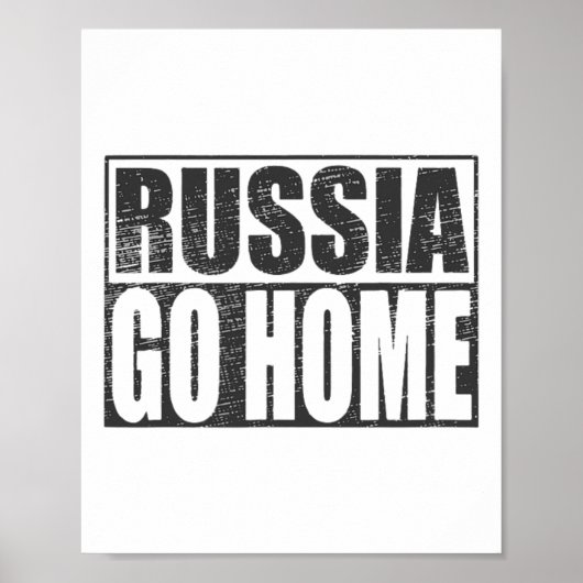 ロシアによる侵略に立ち向かう強大なウクライナ ポスター (正面)