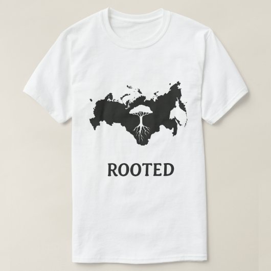 ロシアに根付く Tシャツ (デザイン正面)