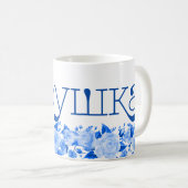 ロシアのбаPбPフローラ コーヒーマグカップ (正面右)