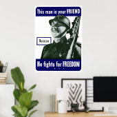 -ロシアのこの男は君の友人だ ポスター (ホームオフィス)