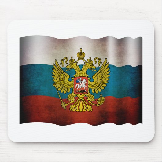 ロシアのなびく旗 マウスパッド (正面)