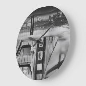 ロシアのなアバンギャルドの刺激を受けたなゴールデンゲートブリッジ ラージ壁時計 (傾斜)