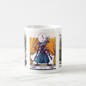 ロシアのなアルファベットの写真のマグ、セットI (5)の第1 コーヒーマグカップ (中央)