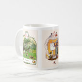 ロシアのなアルファベットの写真は完全、12の#12襲います コーヒーマグカップ (正面左)