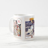 ロシアのなアルファベットの写真は完全、12の#4襲います コーヒーマグカップ (正面左)