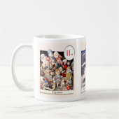 ロシアのなアルファベットの写真は完全、12の#4襲います コーヒーマグカップ (左)