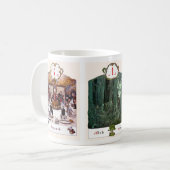 ロシアのなアルファベットの写真は完全、12の#5襲います コーヒーマグカップ (正面左)