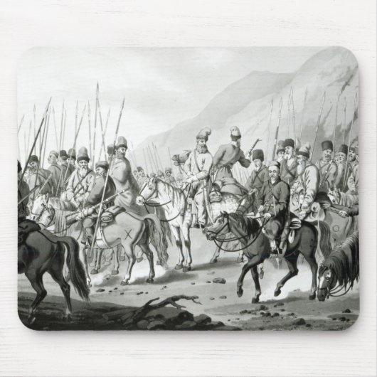 ロシアのなコサック人の異なった種族 マウスパッド (正面)