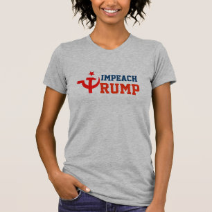 "ロシアのなソ連国旗が付いている切札"を弾劾して下さい Tシャツ