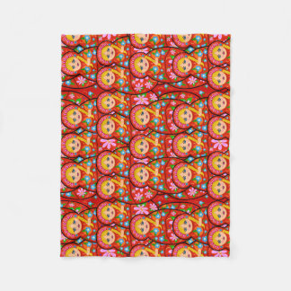 ロシアのなネスティング人形- Matryoshka フリースブランケット