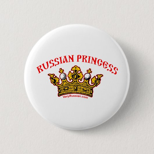 ロシアのなプリンセス 缶バッジ (正面)