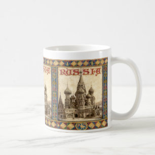ロシアのなマグ コーヒーマグカップ