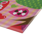 ロシアのな人形のイラストレーションの背景 カッティングボード (角)