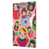 ロシアのな人形のイラストレーションの背景 クリップボード (左)