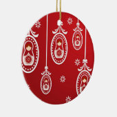 ロシアのな人形のBabushkaのぶら下がったな装飾 セラミックオーナメント (右)