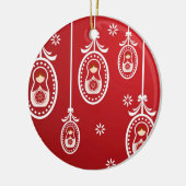 ロシアのな人形のBabushkaのぶら下がったな装飾 セラミックオーナメント (左)