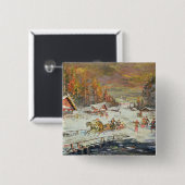 ロシアのな冬1900-10年 缶バッジ (正面&裏面)