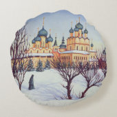 ロシアのな冬2004年 ラウンドクッション (裏面)