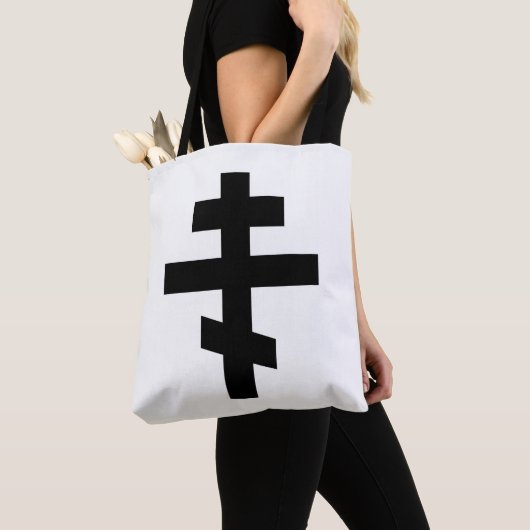 ロシアのな十字の正教会の宗教の神の記号 トートバッグ (クローズアップ)