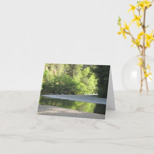 ロシアのな川 カード (黄色い花)