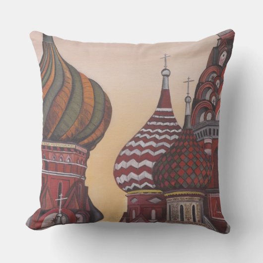 ロシアのな建築 クッション (正面)