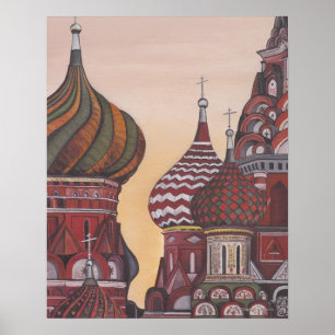 ロシアのな建築 ポスター