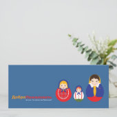 ロシアのな採用の発表- Matroyshka 案内状 (スタンド正面)