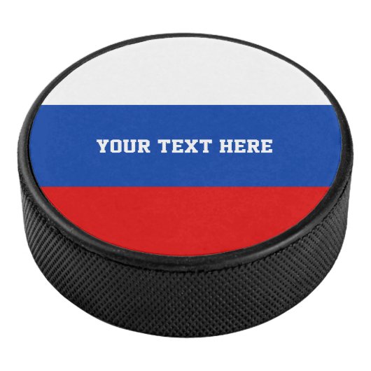 ロシアのな旗のカスタムなアイスホッケーのパックのギフトのアイディア アイスホッケーパック (3/4)