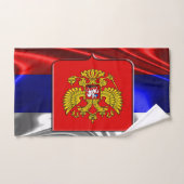 ロシアのな旗 ハンドタオル (ハンドタオル)