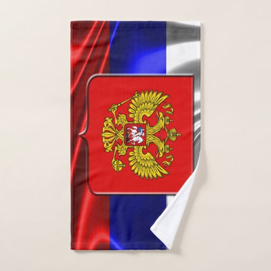 ロシアのな旗 ハンドタオル (ハンドタオル)
