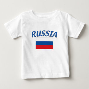 ロシアのな旗 ベビーTシャツ