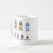 ロシアのな曜日 コーヒーマグカップ (正面左)