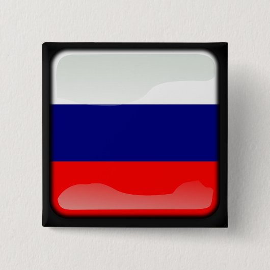 ロシアのな磨かれた旗 缶バッジ (正面)