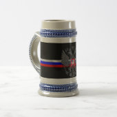 ロシアのな紋章付き外衣 ビールジョッキ (正面左)