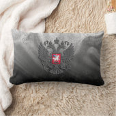 ロシアのな紋章付き外衣 ランバークッション (ブランケット)