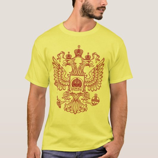 ロシアのな紋章付き外衣 Tシャツ (正面)