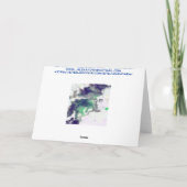 ロシアのな花のバースデー・カード カード (裏面)