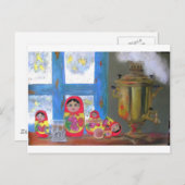 ロシアのな茶時間 ポストカード (正面/裏面)