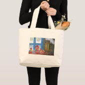 ロシアのな茶時間 ラージトートバッグ (正面(商品))