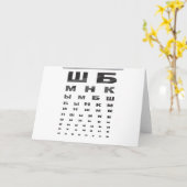 ロシアのな視力検査表 カード (黄色い花)