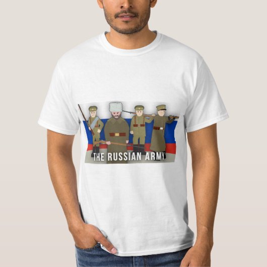 ロシアのな軍隊の派閥の第1次世界大戦 Tシャツ (正面)