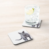 ロシアのな青猫 コースター (右側)