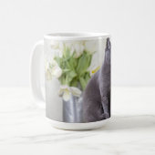 ロシアのな青 コーヒーマグカップ (正面左)