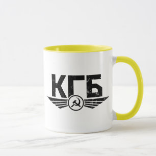 ロシアのなKGBの紋章のマグ マグカップ
