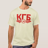 ロシアのなKGBの紋章のTシャツ Tシャツ (正面)
