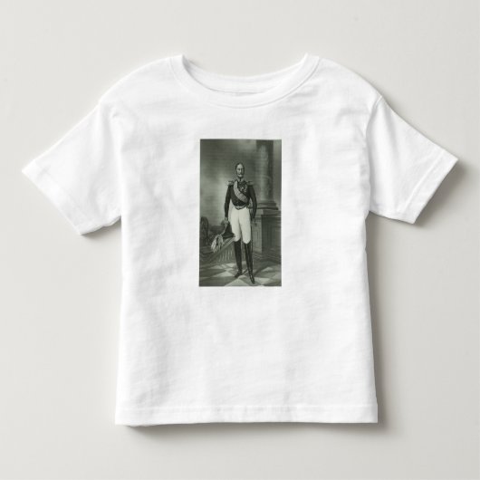 ロシアのアレクサンダー二世 トドラーTシャツ (正面)