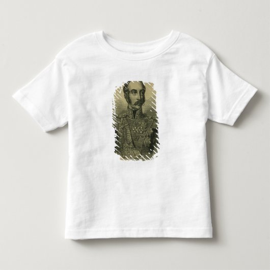 ロシアのアレクサンダー二世 トドラーTシャツ (正面)