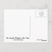 ロシアのイストラにある新エルサレム修道院 ポストカード (裏面)